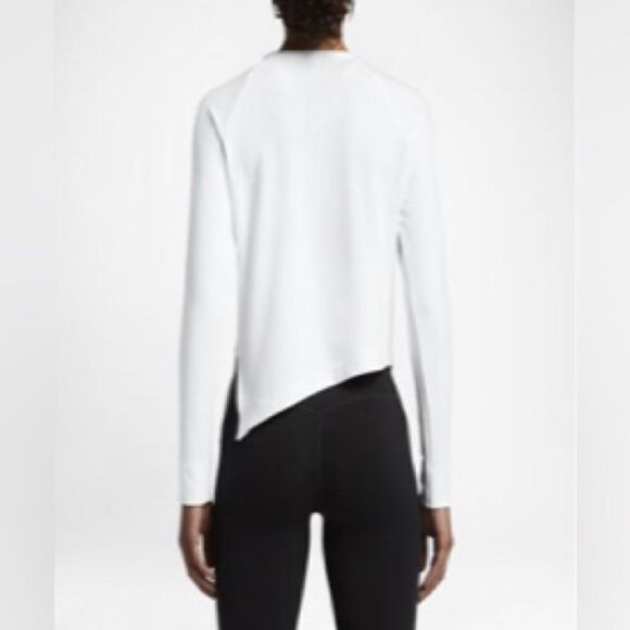 Nike dri fit white training cropped top sz small - Picture 6 of 10